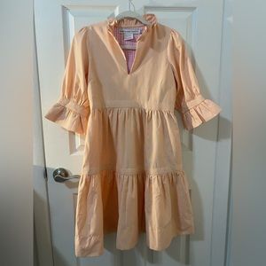 Gretchen Scott white and orange dress XXS